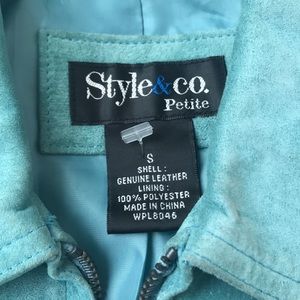 Style & Co Jackets & Coats - Real Suede Leather Spring Jacket Style & Co Jackets & Coats - Real Suede Leather Spring Jacket